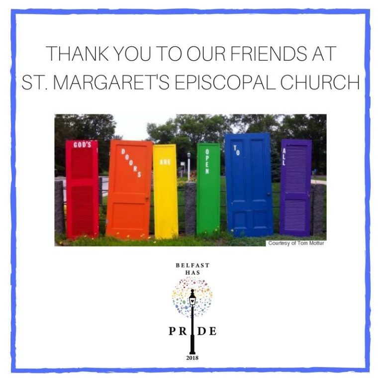 St. Margaret’s a sponsor and supporter of Belfast Has Pride