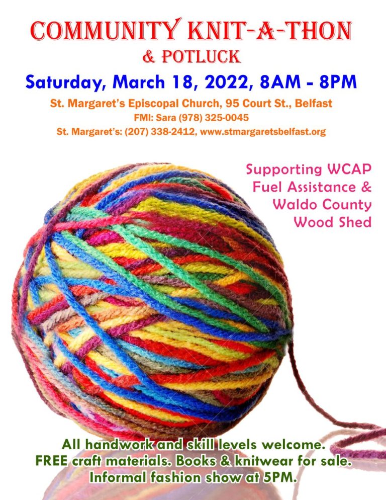Knit-a-thon for fuel assistance